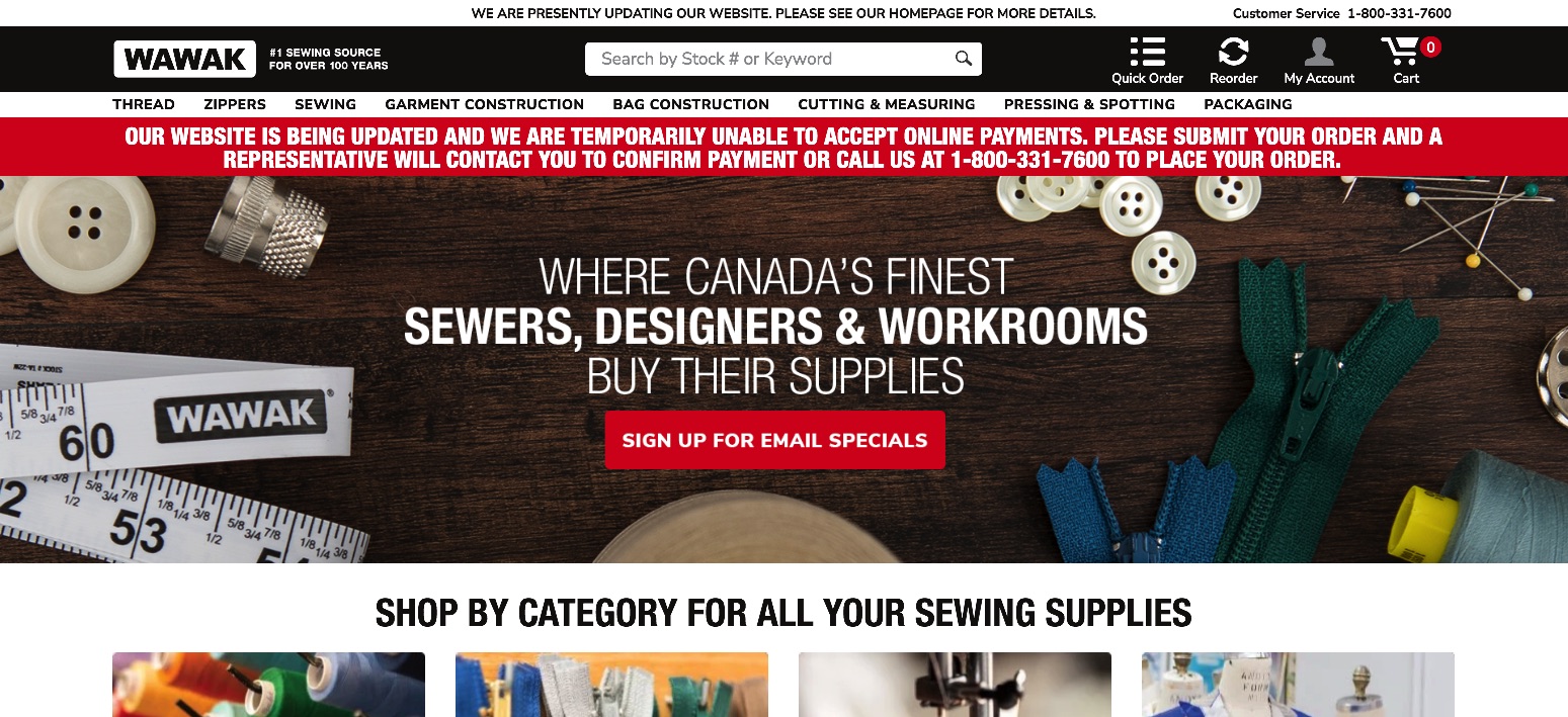 Wawak Sewing Supplies Crafting and Sewing in Canada