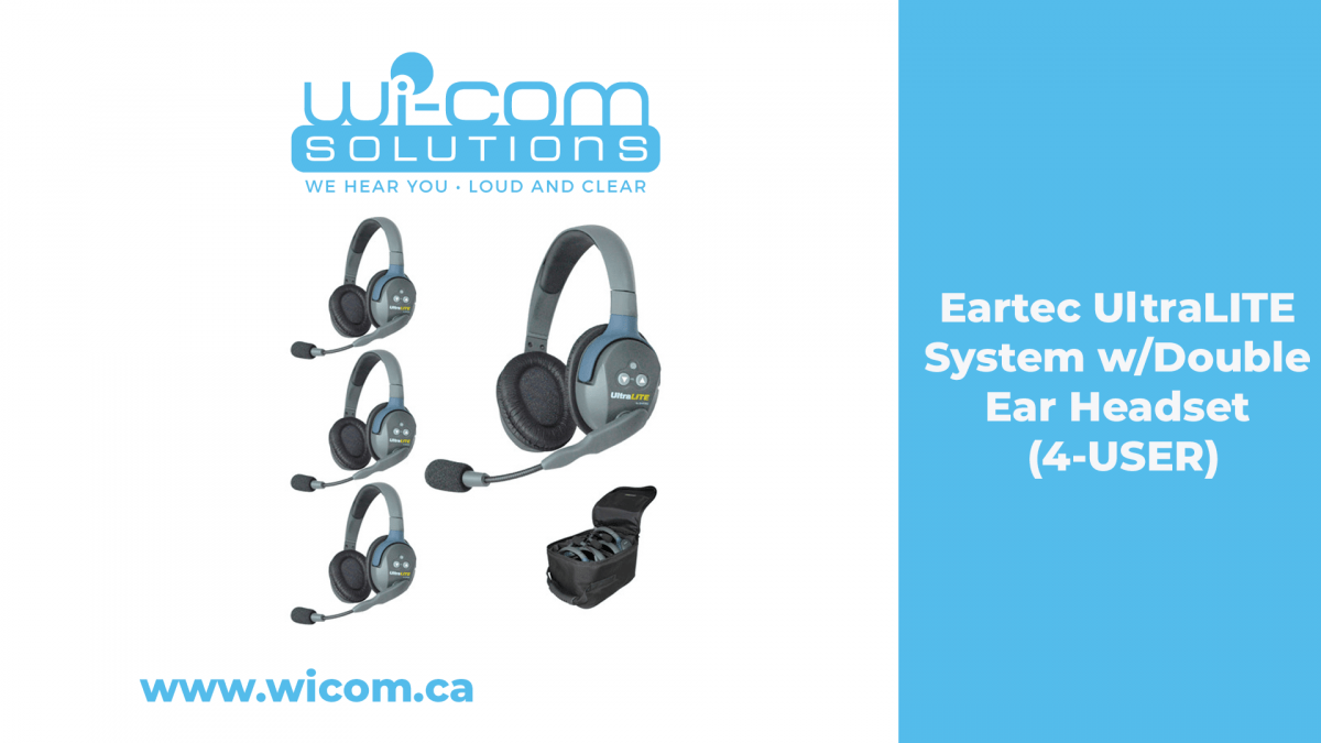 UltraLITE Double Ear Headset (4USER) Solutions Inc.