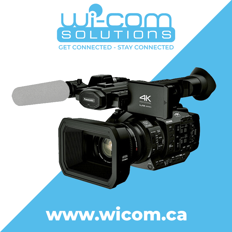 Panasonic AGUX180 4K Professional Camcorder Rental Solutions Inc.