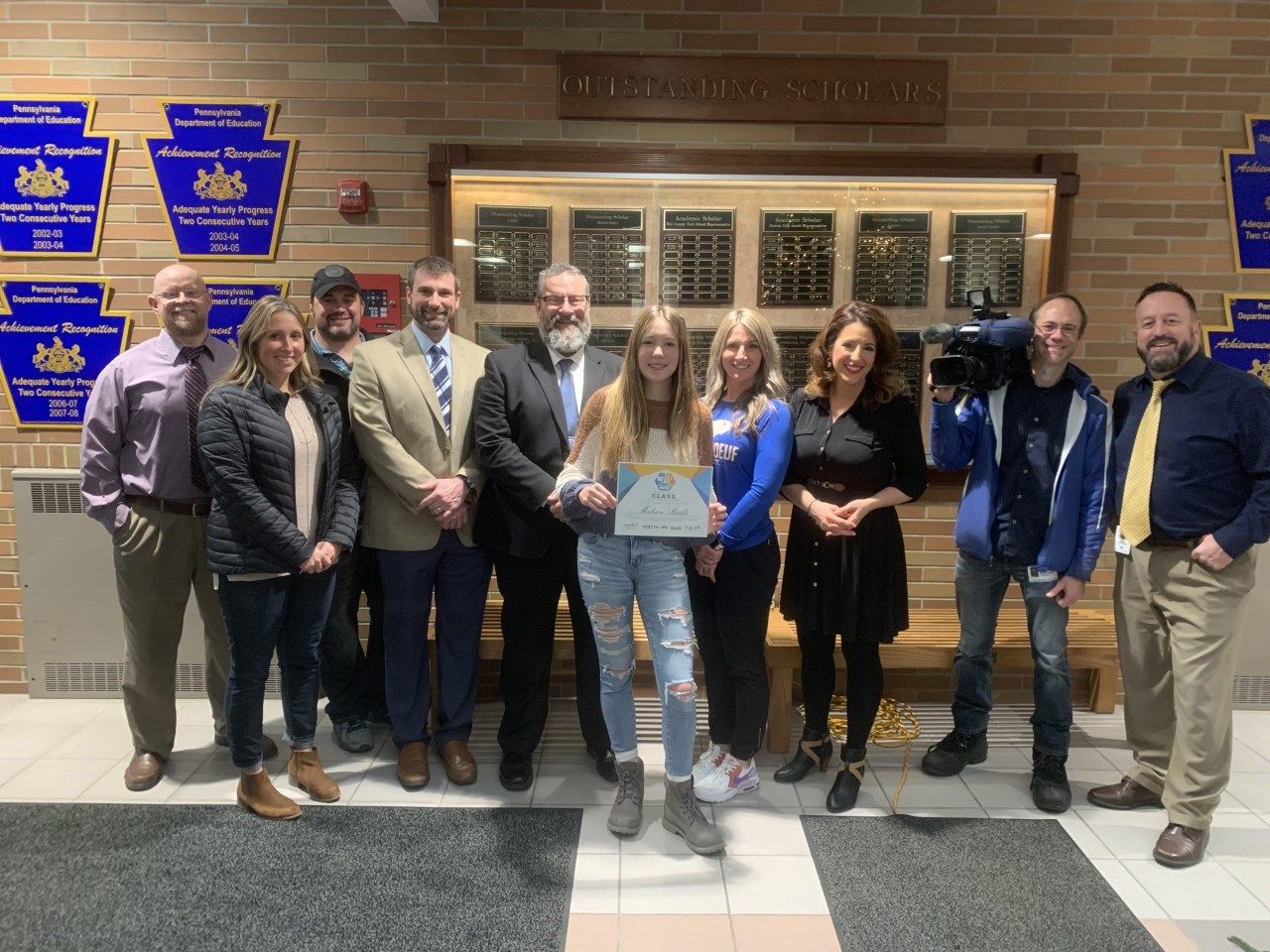 Fort LeBoeuf Student Receives C.L.A.S.S. Act Emerging Leader Award Erie News Now WICU and