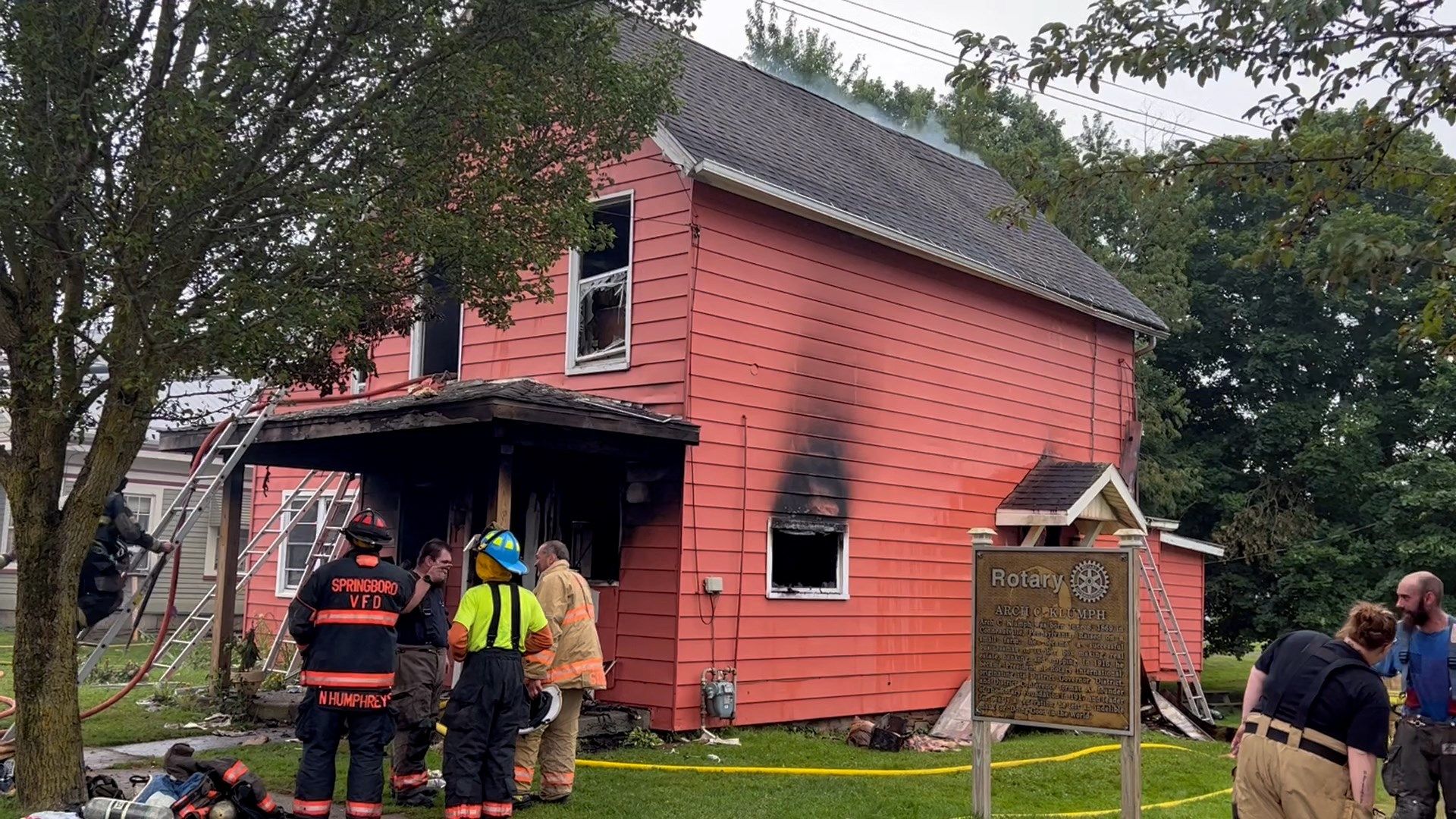 Fire Destroys House in Conneautville Erie News Now WICU and WSEE in