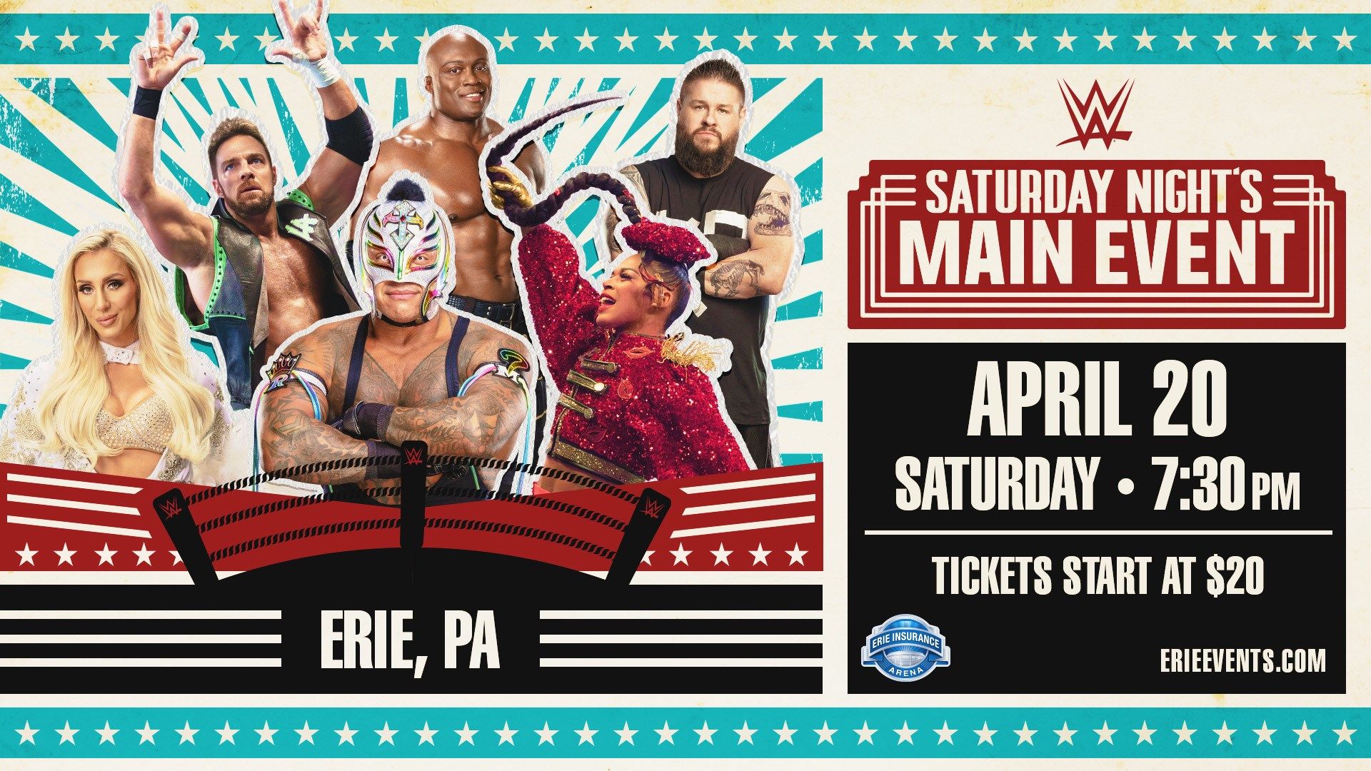 WWE Returning to Erie's Insurance Arena for 2024 Live Tour Erie News