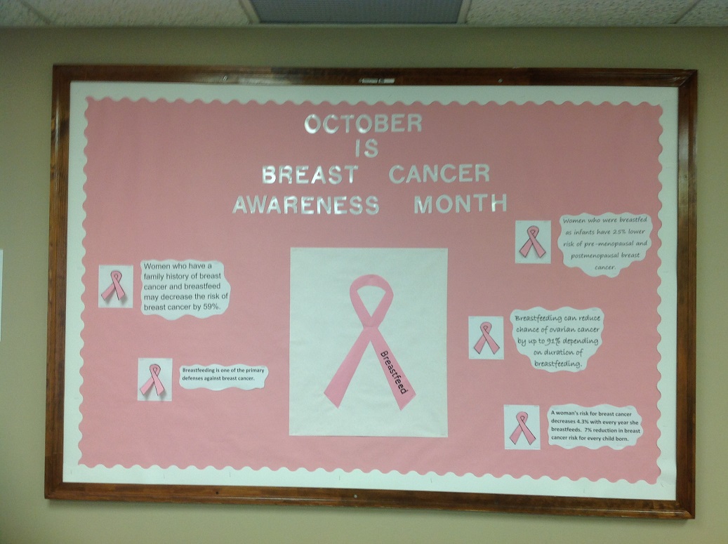 Bulletin Board October is Breast Cancer Awareness Month WIC Works