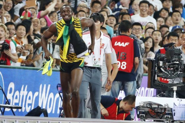Usain Bolt knocked down in Beijing Widal Views