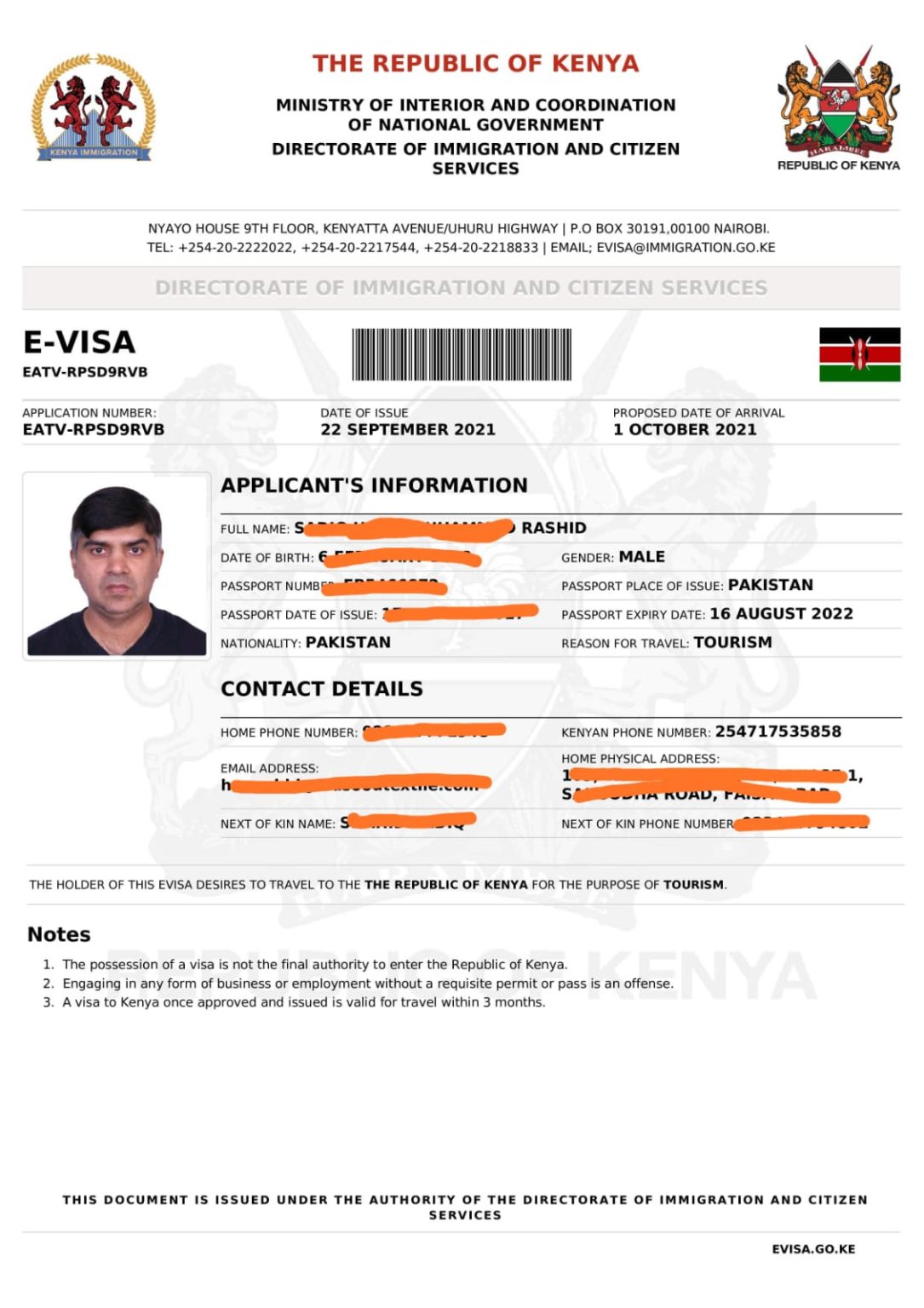 How to Get the Kenya E visa on Pakistani Passport? WideAngleDreams