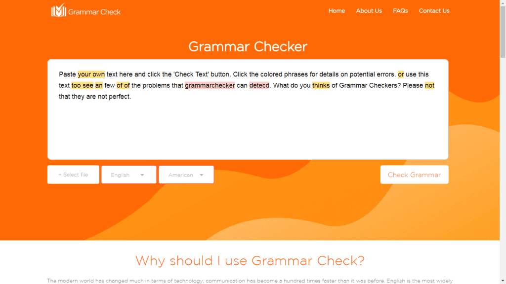 Grammar Checker Paraphraser