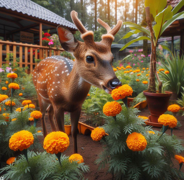 Do Deer Eat Marigolds?