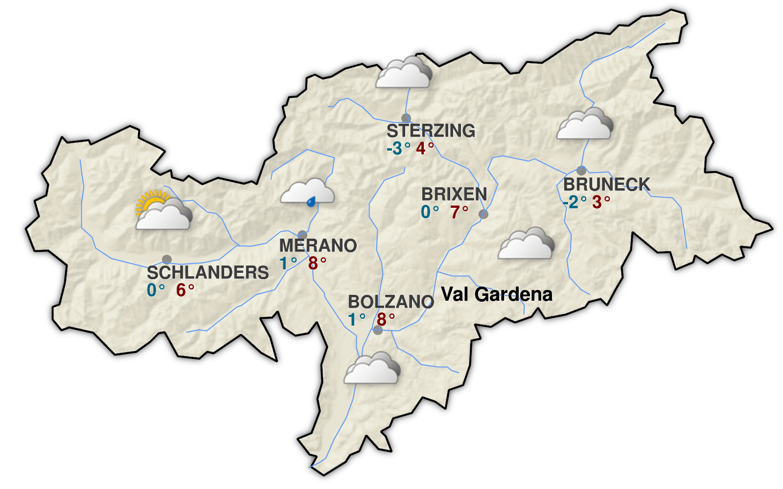 Dolomites Weather Forecast Weather in Val Gardena