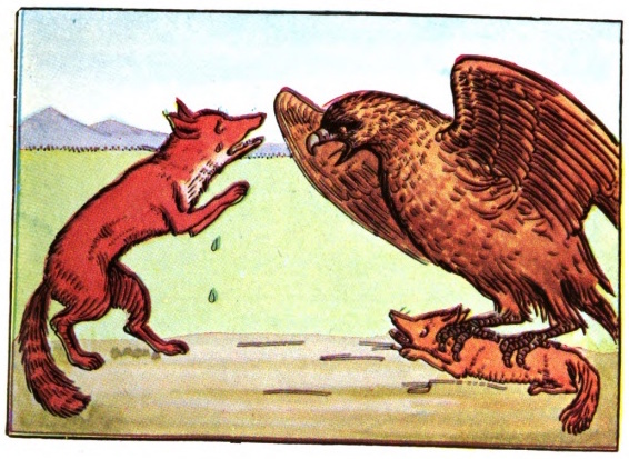 Aesop's Books: illustrated fables you can read online: The Fox and the