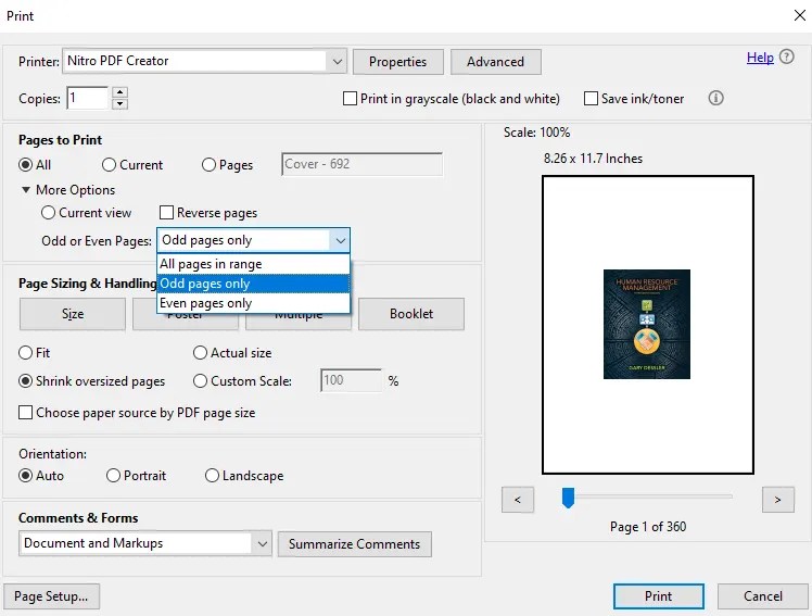 Cara Print BolakBalik File PDF Dengan Mudah