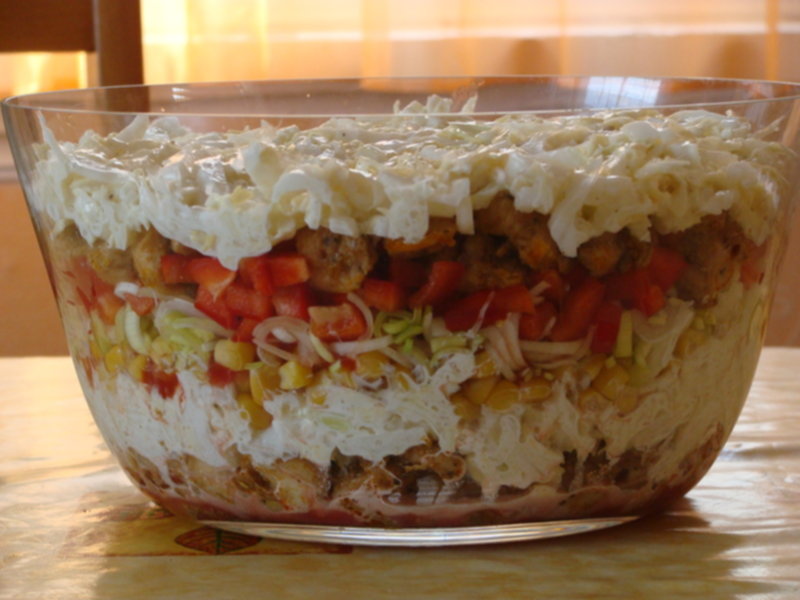 Sałatka kebab po mojemu przepis kykyna