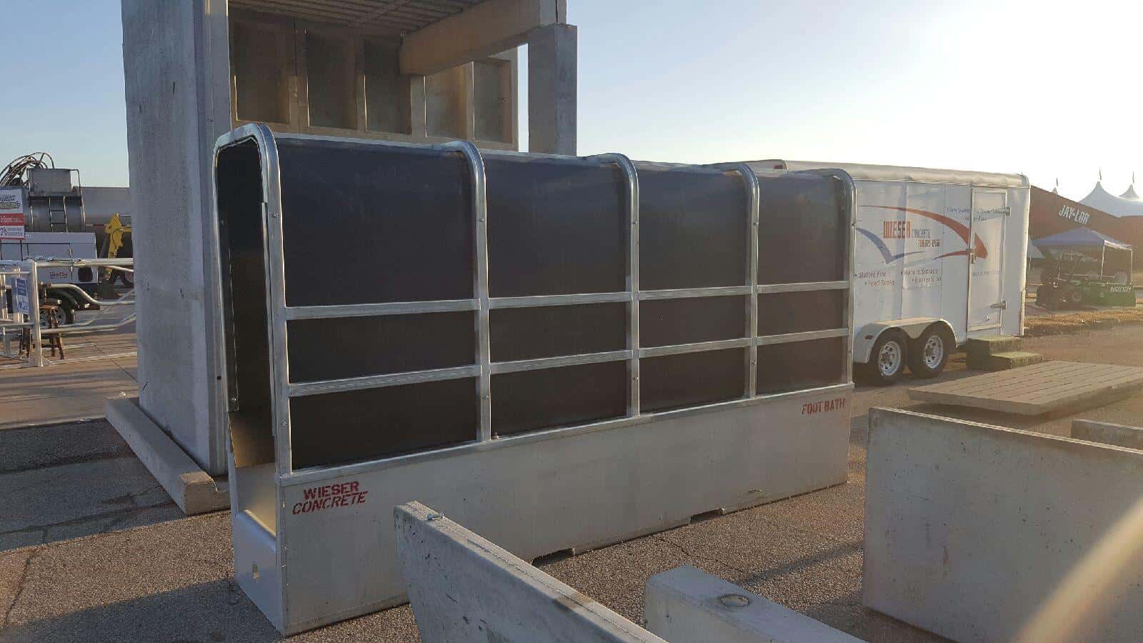 Cattle Foot Bath Steer/Cow/Calf Foot Baths For Sale Wieser Concrete