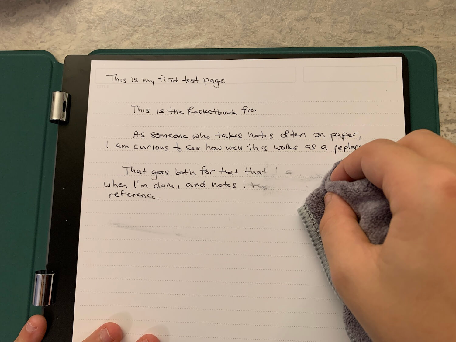 Rocketbook Pro Reusable Notebook Review