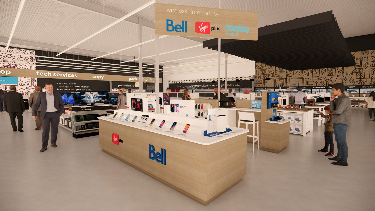 Staples Canada Will Soon Sell Bell Mobility, TV, and