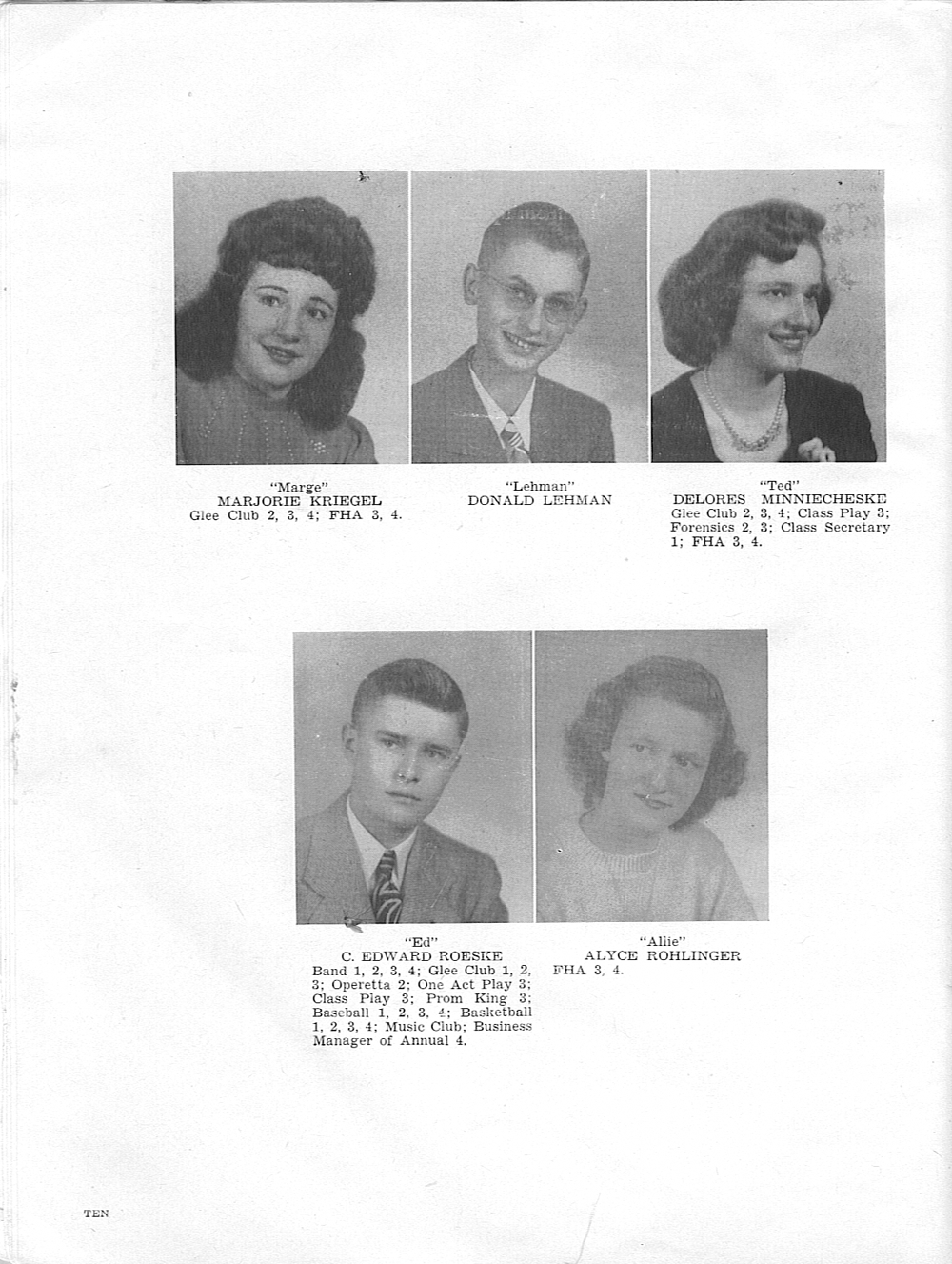 1948 TIGER YEARBOOK, Tigerton High School, Shawano County, Wisconsin