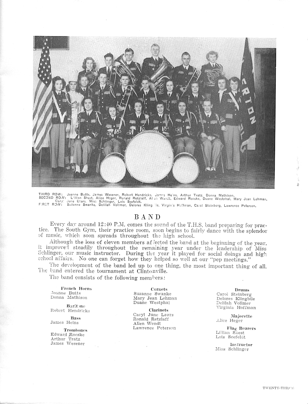 1948 TIGER YEARBOOK, Tigerton High School, Shawano County, Wisconsin