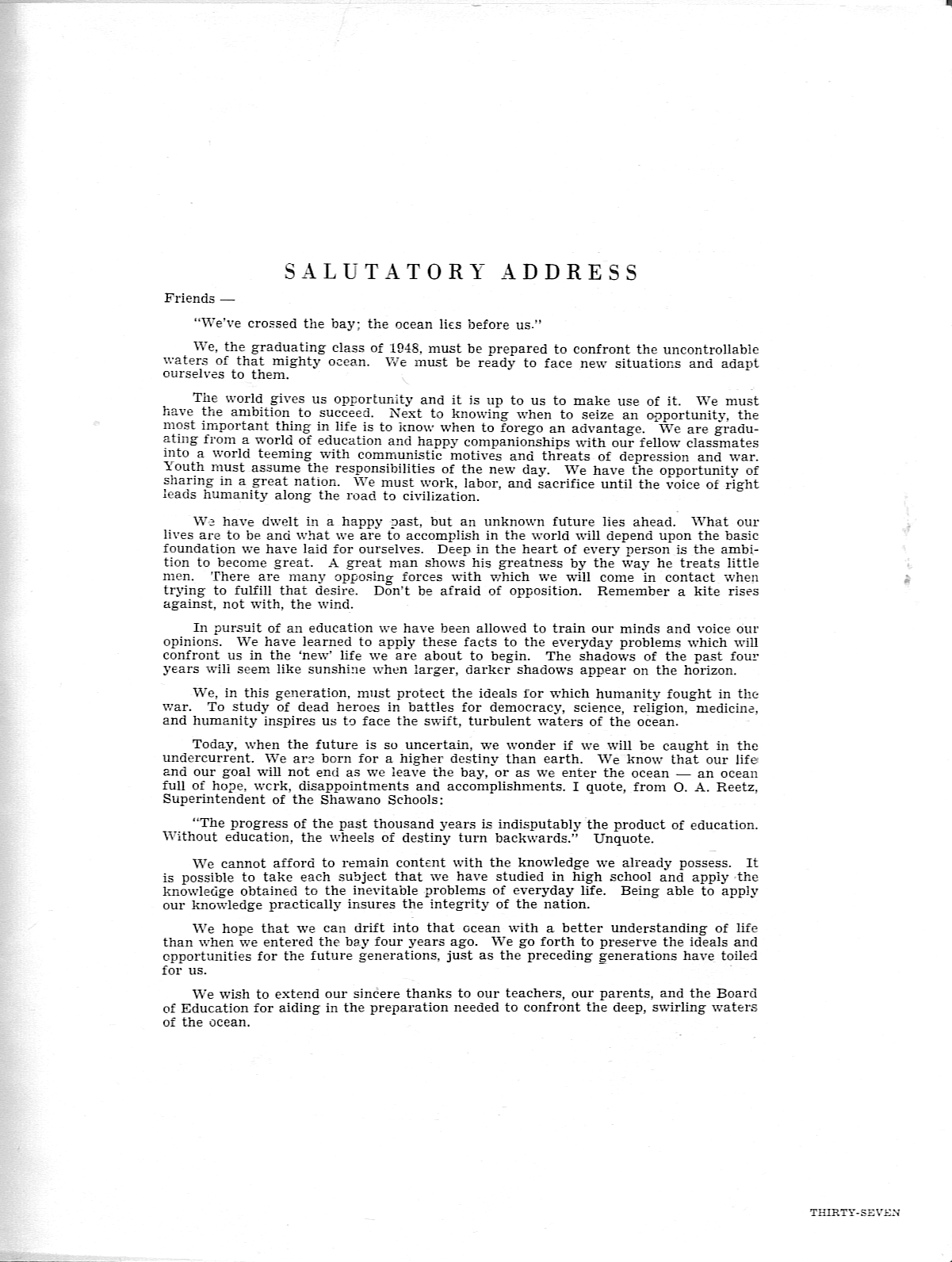 1948 TIGER YEARBOOK, Tigerton High School, Shawano County, Wisconsin