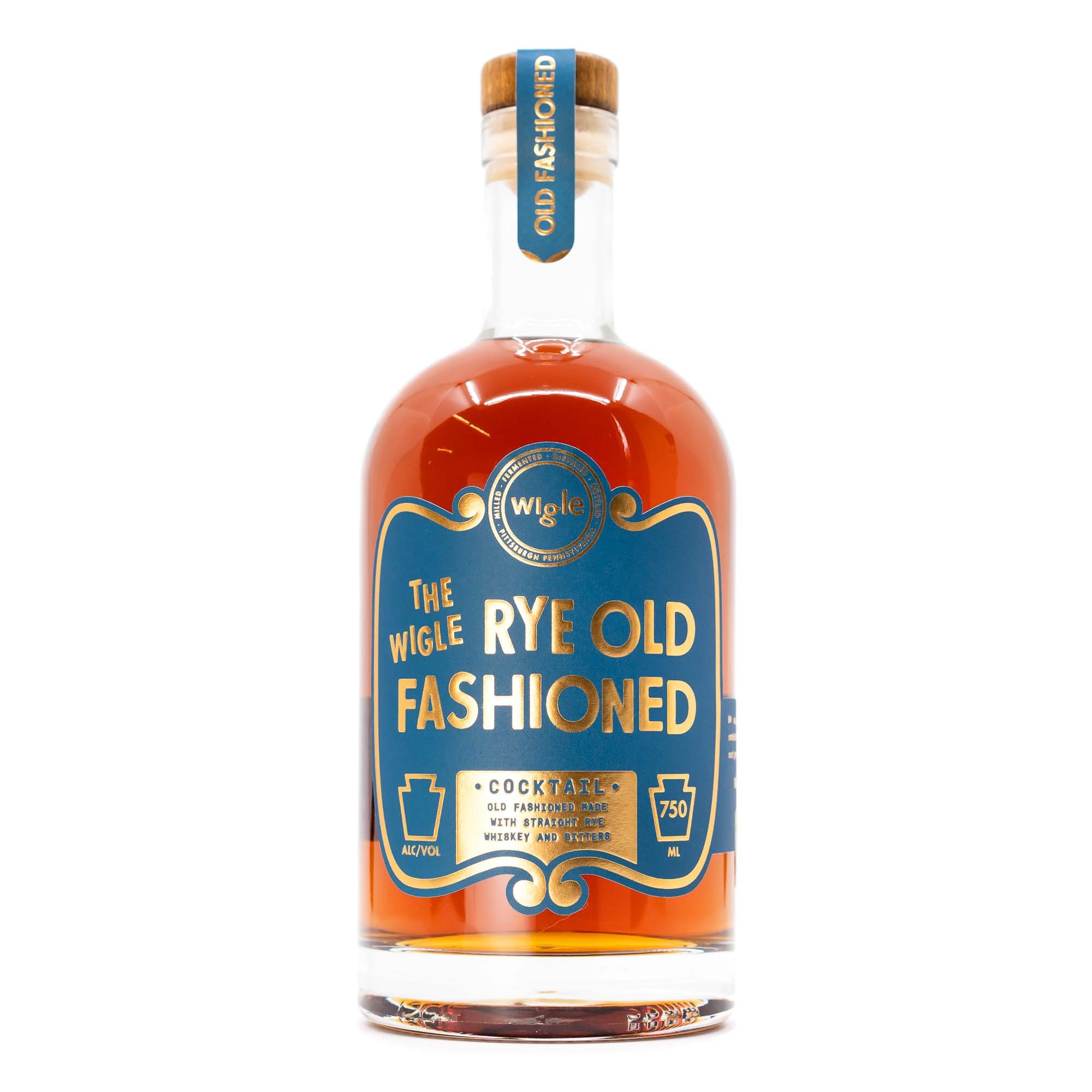 Rye Old Fashioned Bottled Cocktail 750 mL Wigle Whiskey