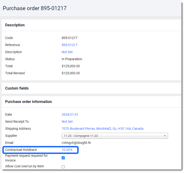 Contractual and Internal Holdbacks Aidi