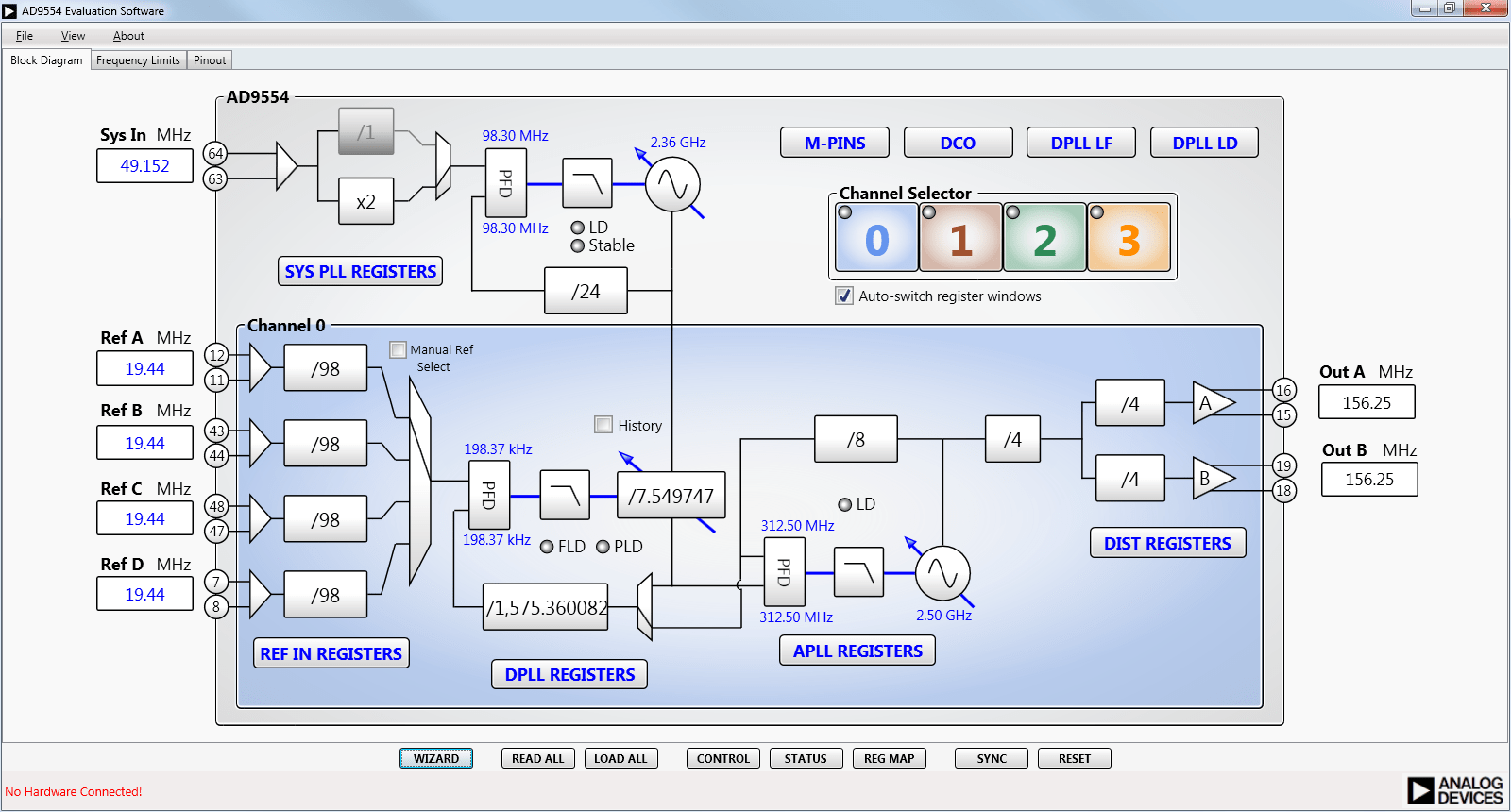 Clock Generation and Distribution Evaluation Software User Guide