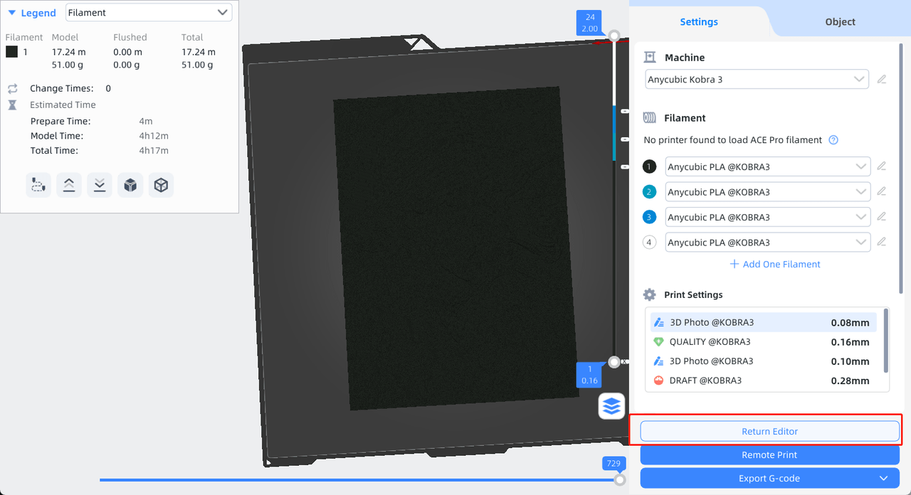 3D Photo Slice Guide | Anycubic Wiki