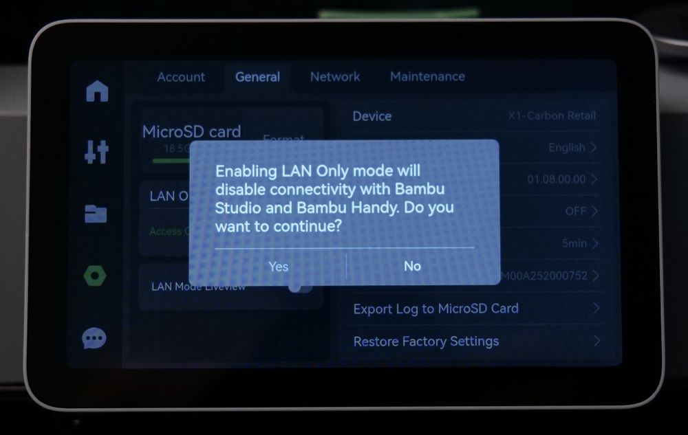 How to enable LAN Mode on Bambu Lab printers | Bambu Lab Wiki