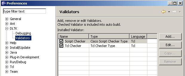 DLTK Validators User Guide Eclipsepedia