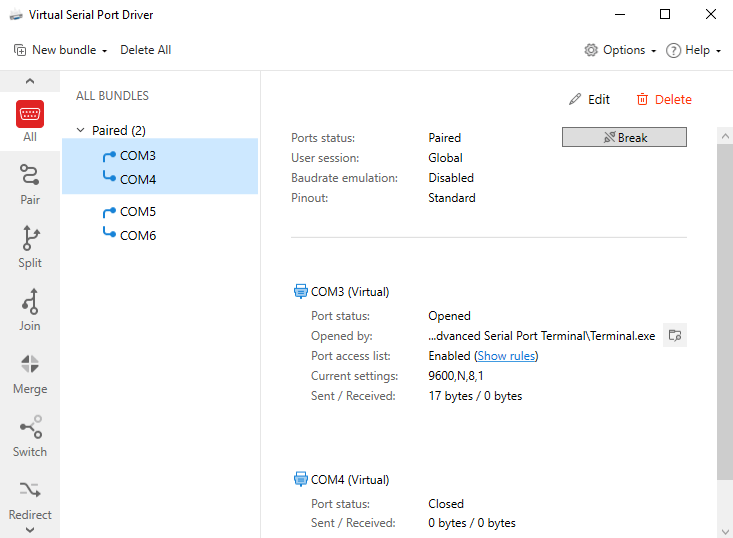 Virtual Serial Port Driver Serial Ports Explorer KB