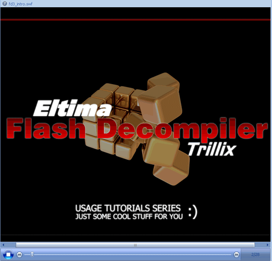 Flash Main player window