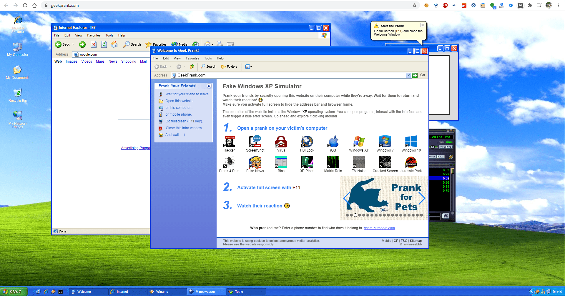 Geek Prank La App para gastar bromas EUREK Wiki