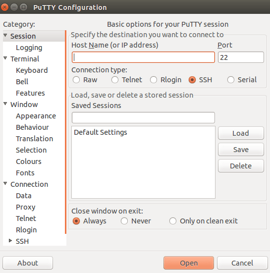 Как подключиться по ssh / Как подключиться по sftp — Friendhosting