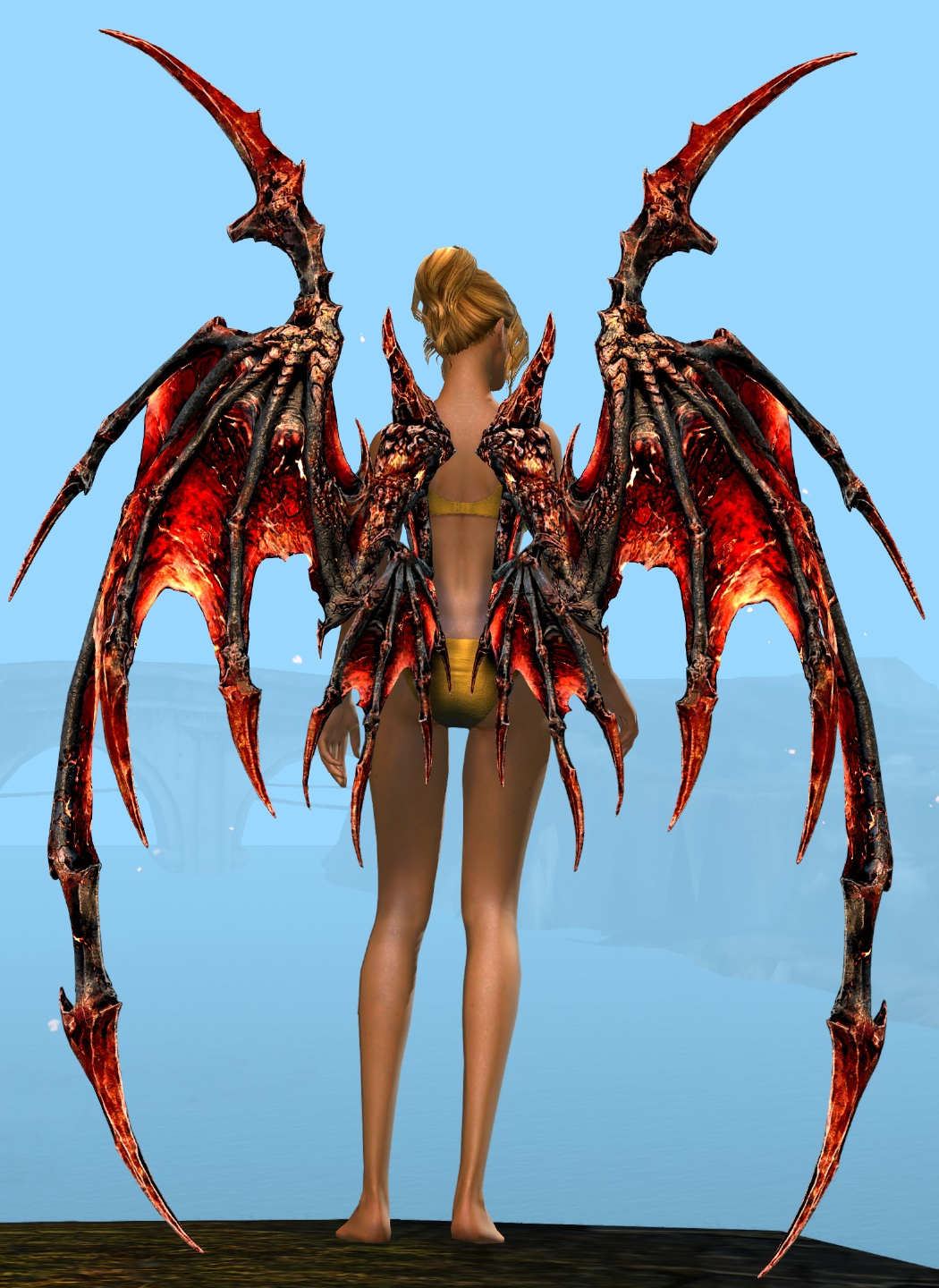 Archdemon Wings Backpack Skin Guild Wars 2 Wiki (GW2W)