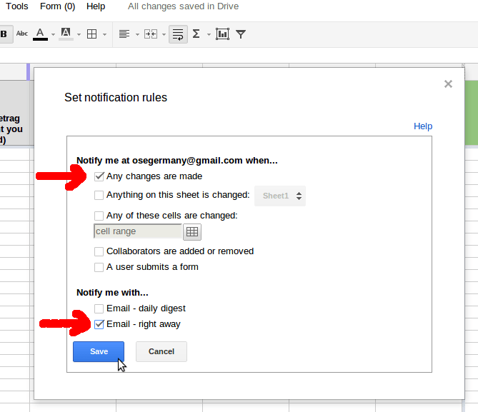 Google Docs Notifications Open Source Ecology Germany