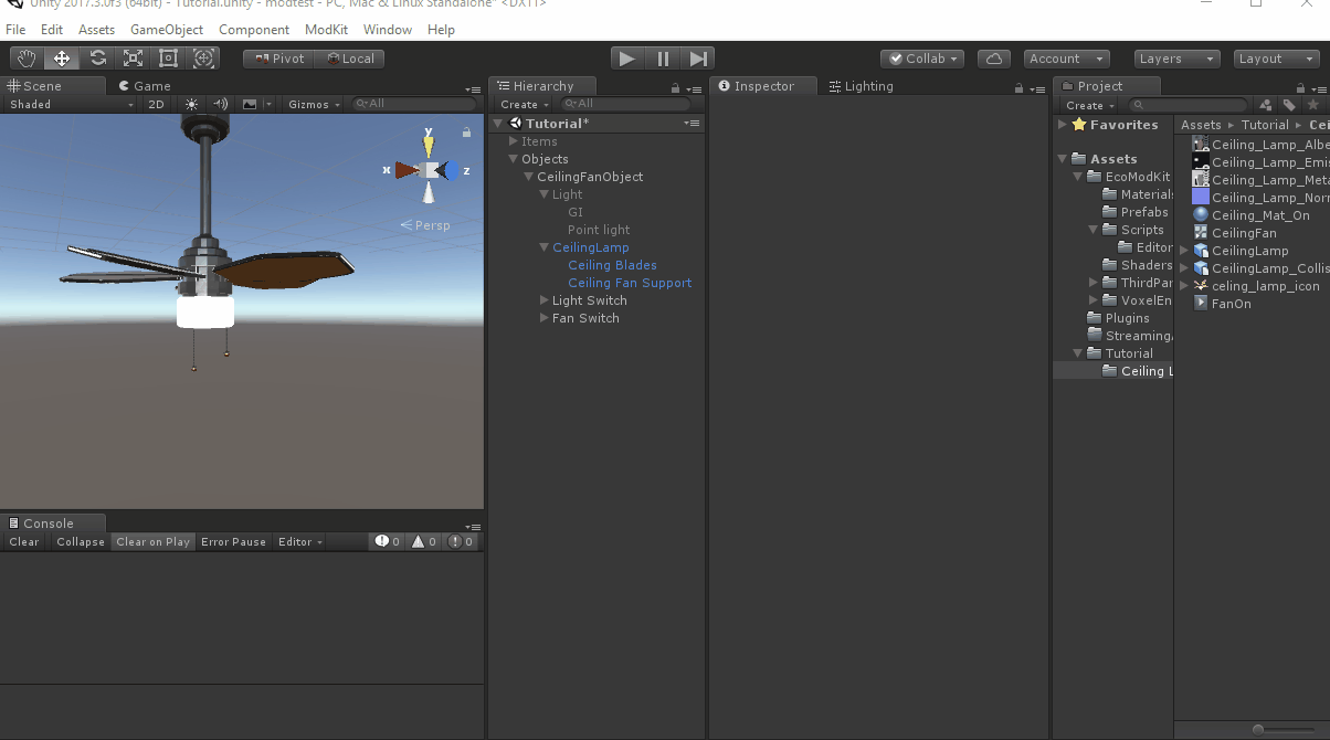 Tutorial Ceiling Fan Light Eco English Wiki