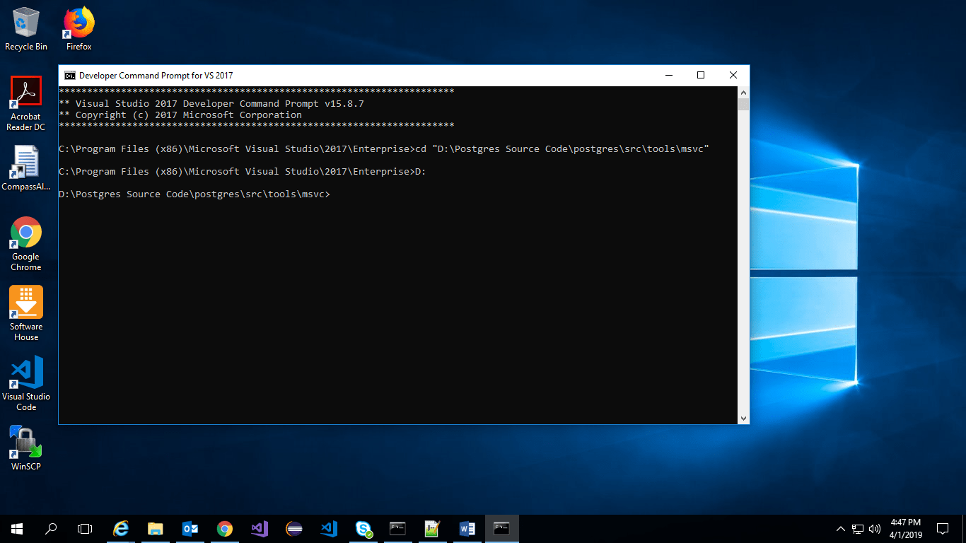 Developer Command Prompt
