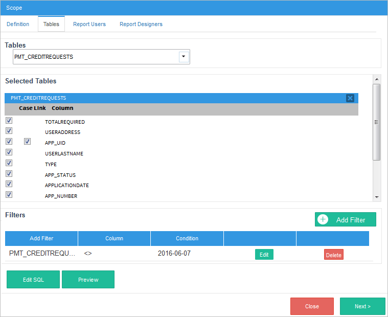 3.5 3.8 Data Reporting Tools DocumentationProcessMaker