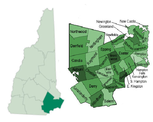 Map Of Rockingham County Nh Rockingham County (NH) The RadioReference Wiki