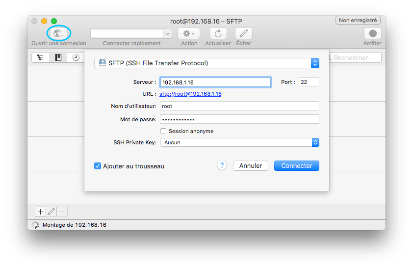 Network access via Cyberduck Recalbox Wiki