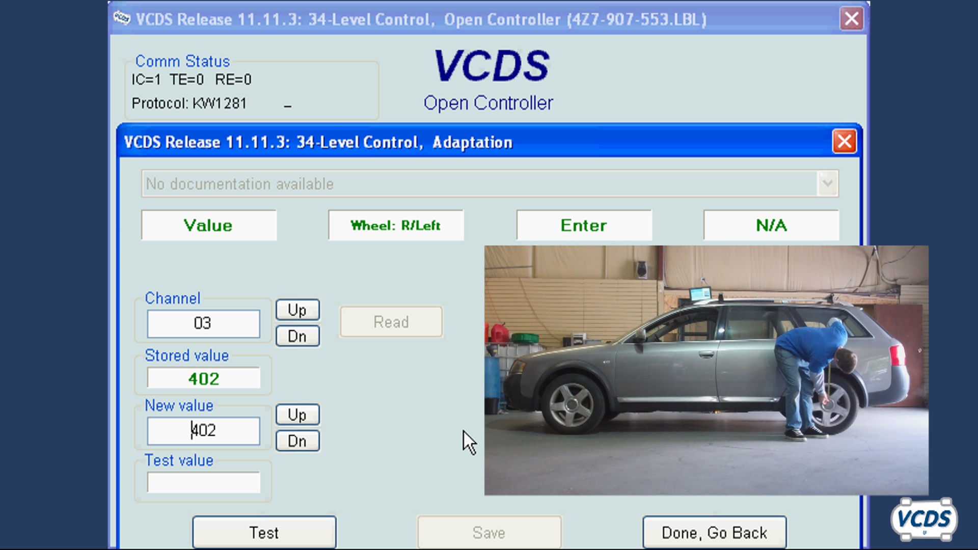 Audi A8 (4E) Level Control RossTech Wiki