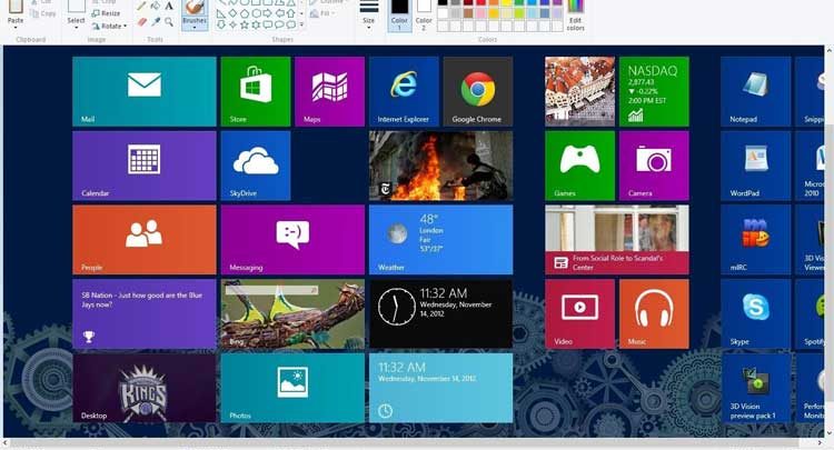 A very simple way to take a screenshot of a computer screen and save it in 3 seconds
