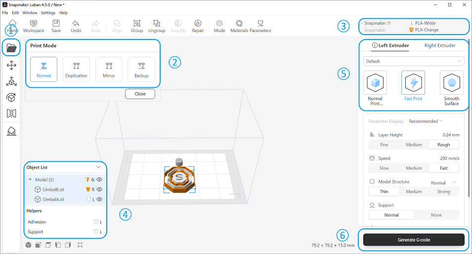 Dualmaterial Slicing Quick Guide Snapmaker Wiki