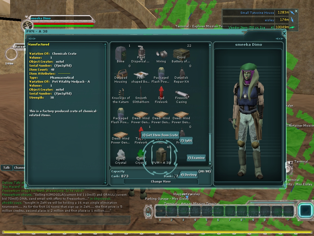 Factory Crates (Game Mechanics) SWGANH Wiki