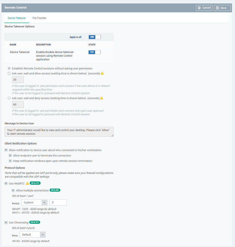 How to configure multiple remote sessions to same endpoint in Remote