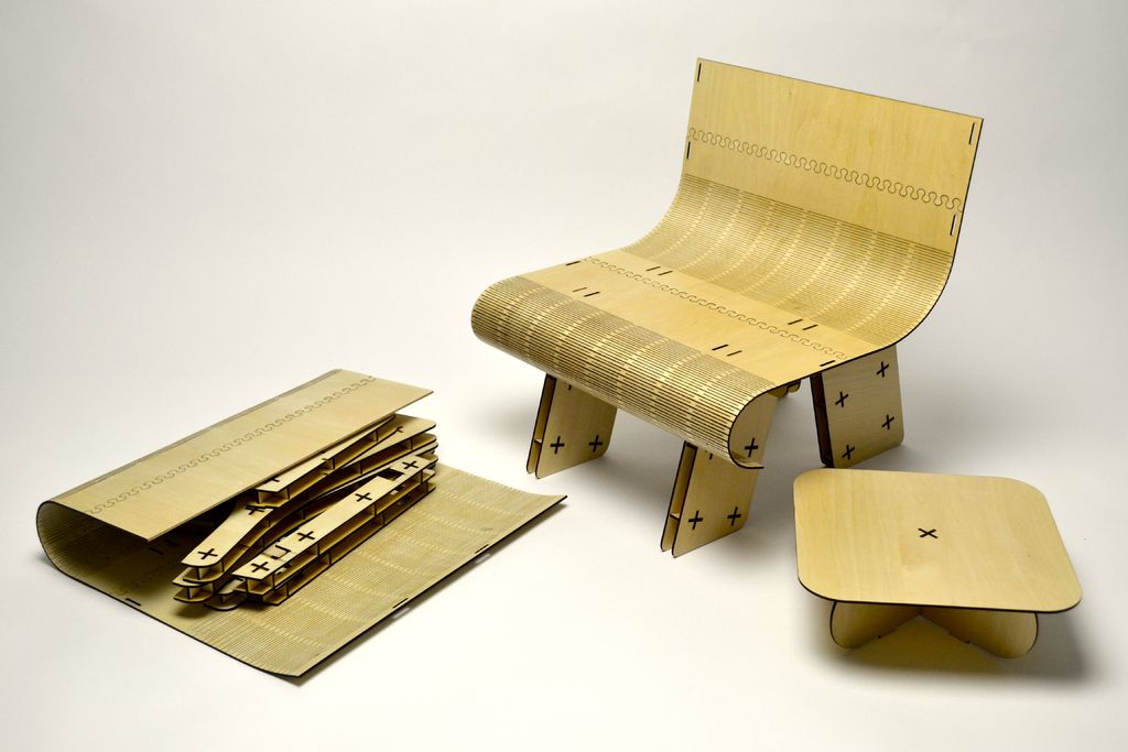 Lasercut Furniture by joris Wikifactory