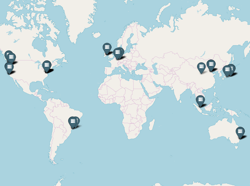 WikiLeaks Map of Amazon's Data Centers
