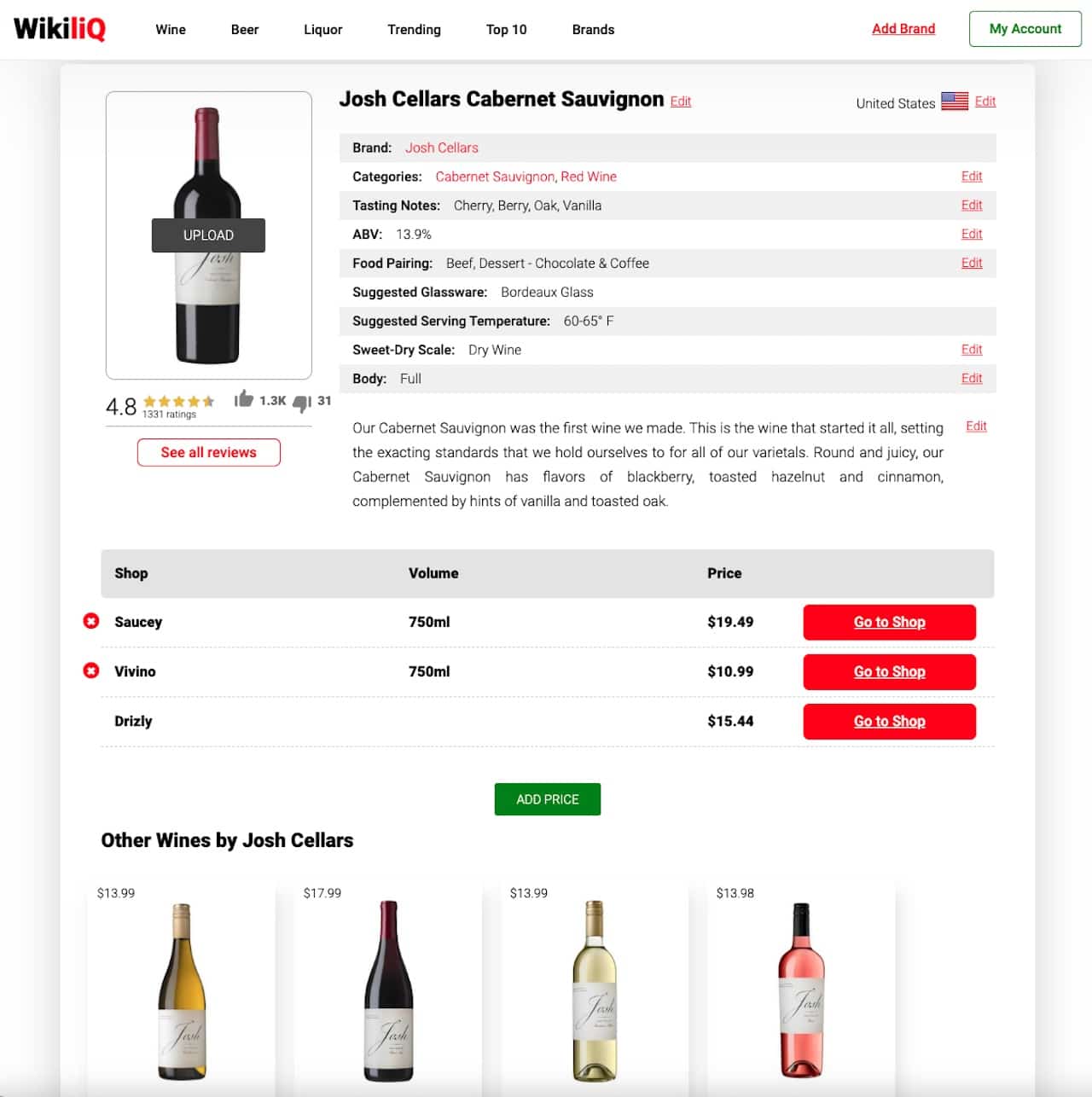 Sell Wine Online WikiliQ®
