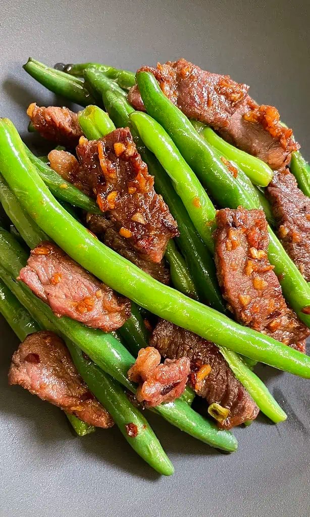 Stirfried Beef with String Beans Wikisizzle