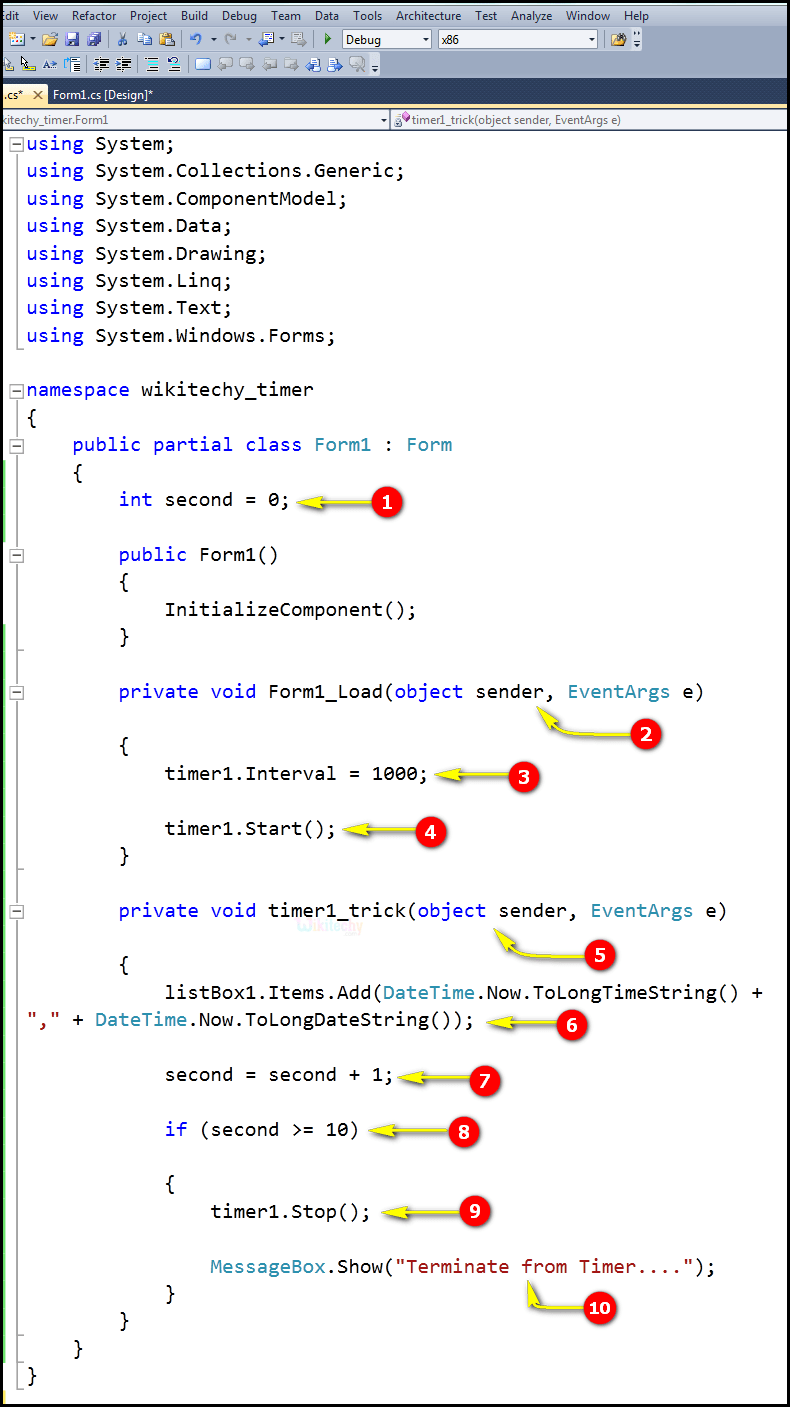 C Timer By Microsoft Award MVP c c tutorial c net Learn