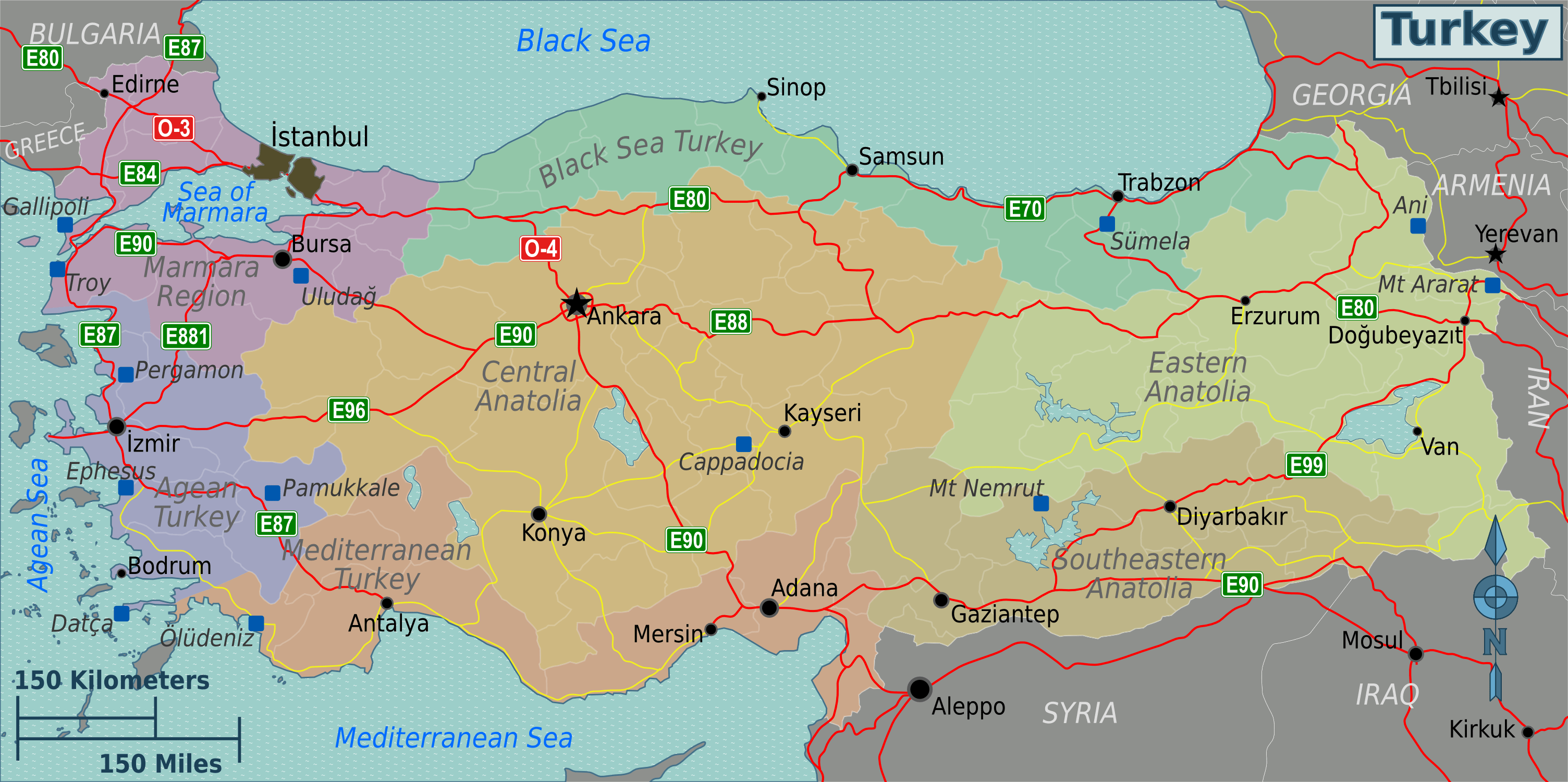 FileTurkey regions map.png Wikitravel