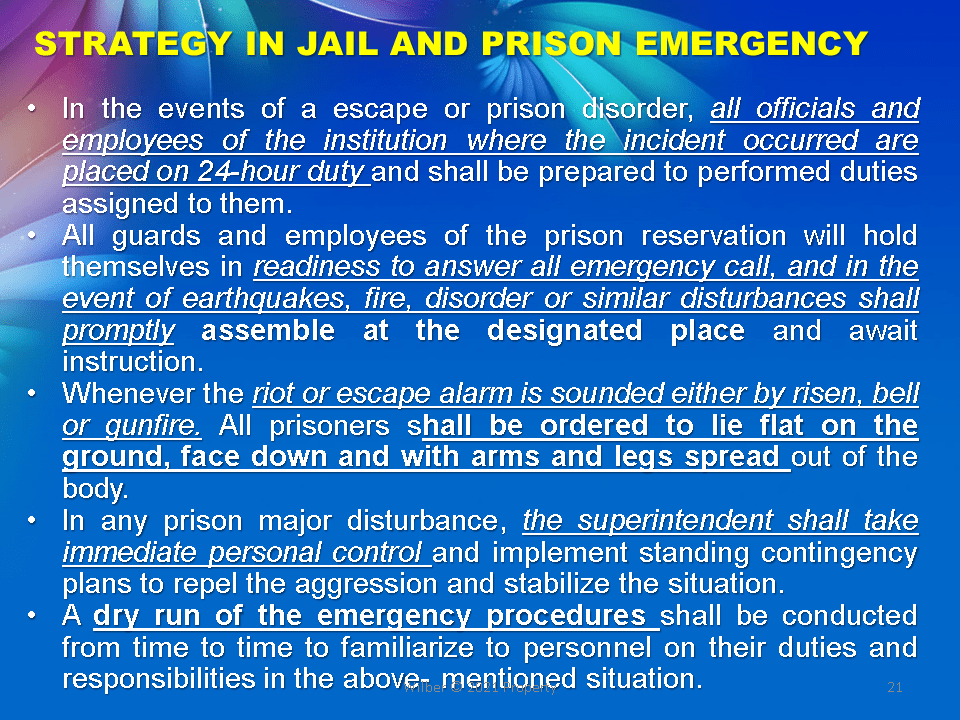 Police Plans and Operations Part 2 WILBER